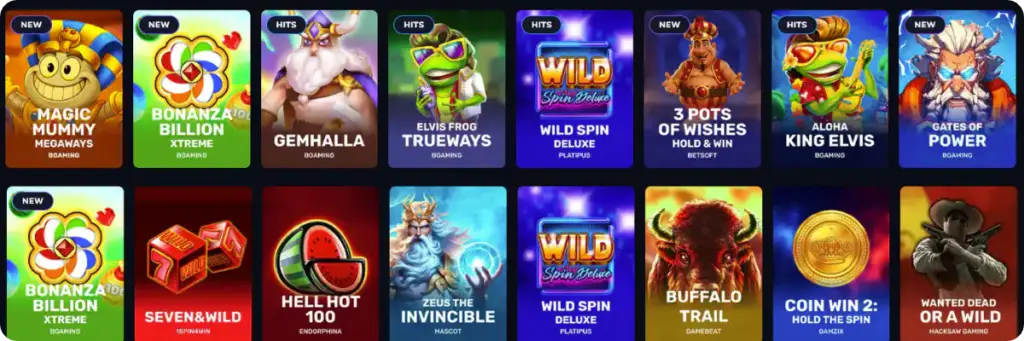 Mastercard online casinos games